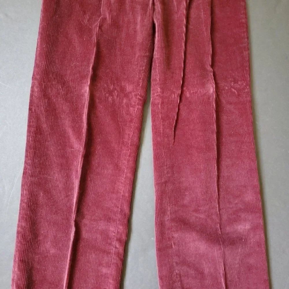 Preswick and Moore maroon corduroy pants